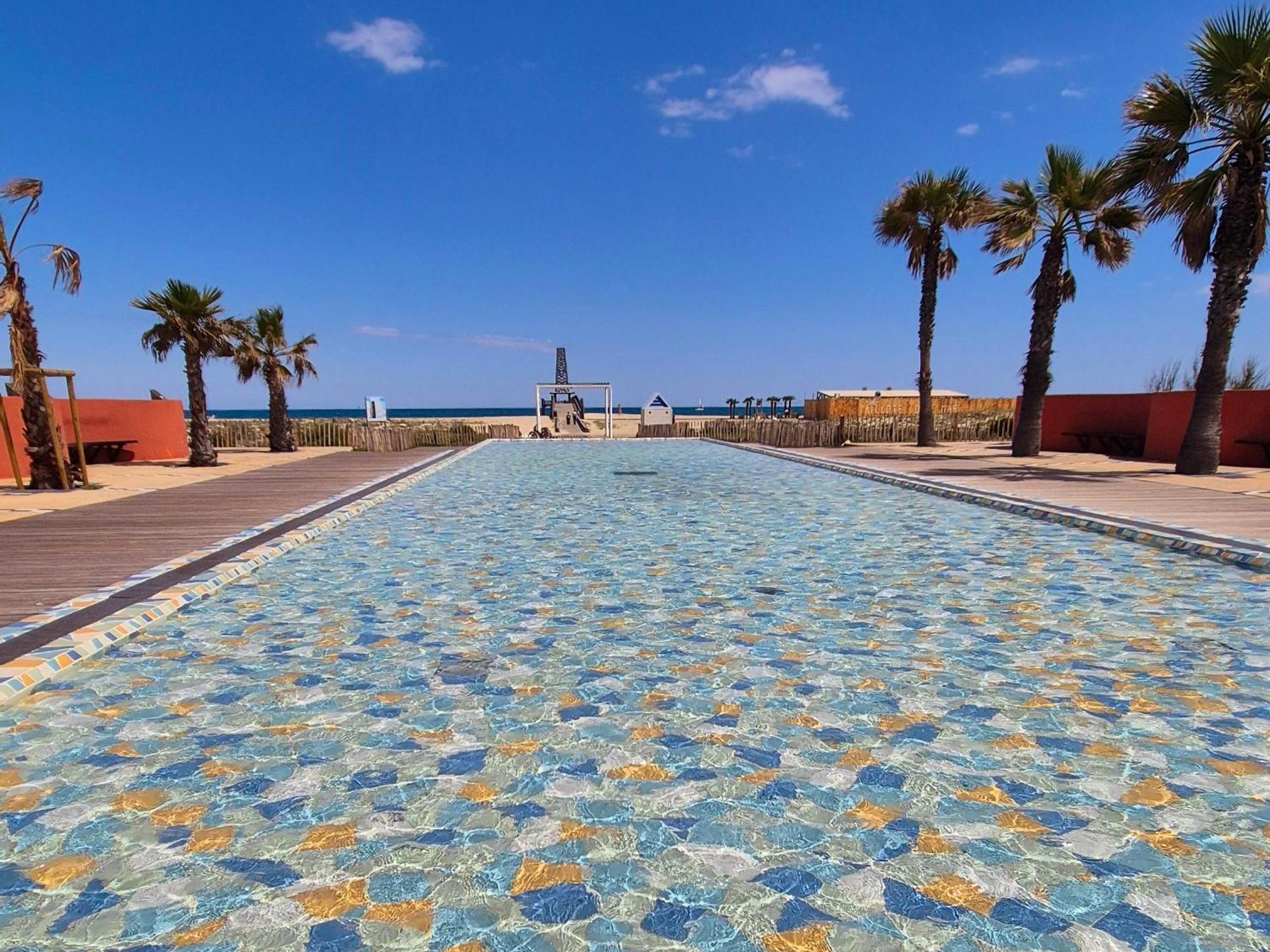 Le Carlton - Superbe Appartement - Acces Direct Plage - Terrasse Vue Mer 루케이트 외부 사진